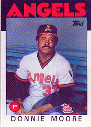 1986 Topps Baseball Cards      345     Donnie Moore